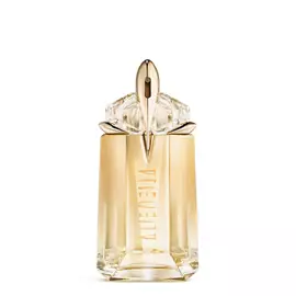 Alien Goddess perfume bottle on a light gray background