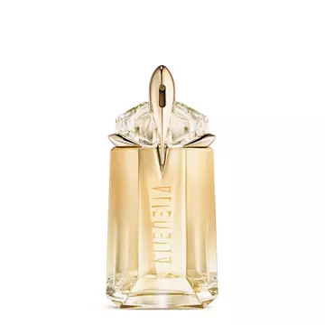 Alien Goddess perfume bottle on a light gray background