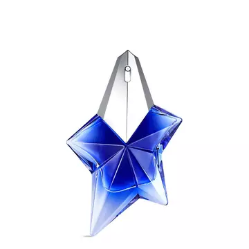 Angel Stellar Eau de Parfum bottle standing up against a white background