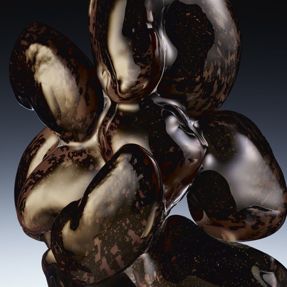 Abstract ingredient visual highlighting the ambrette ingredient of Over the musk