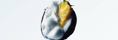 pineapple combined with coconut in an artistic, cosmic display of mugler’s angel scent profile.