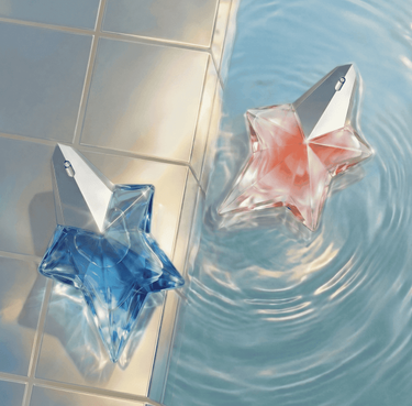 angel and angel blush in a swimming pool